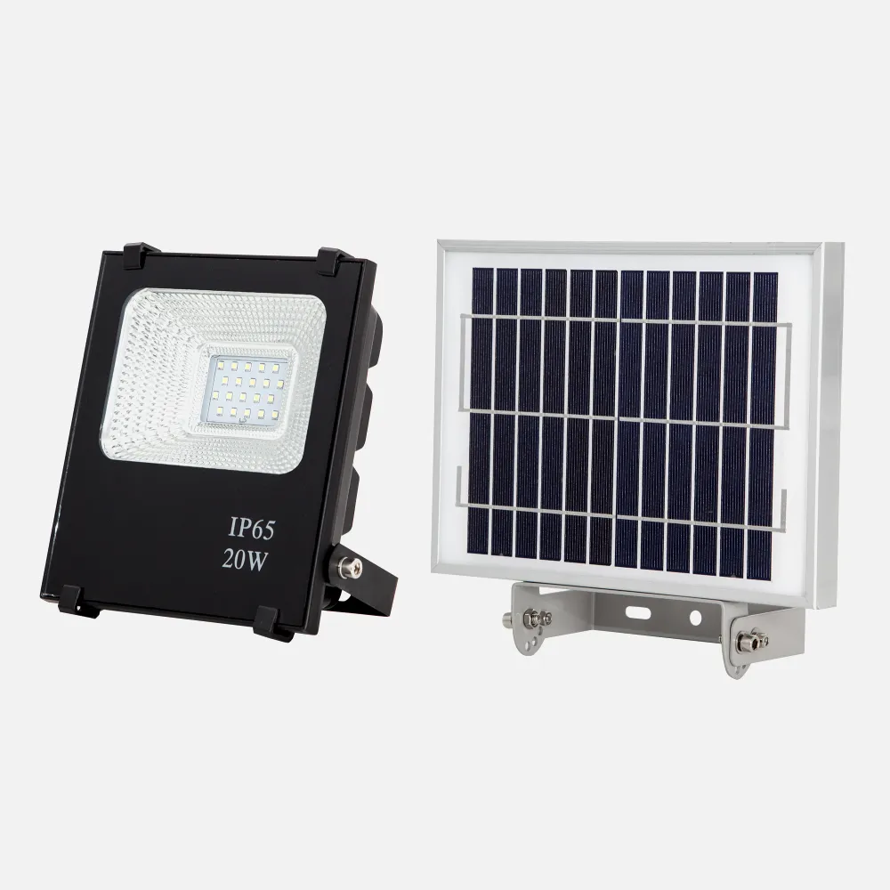 Proyector Solar 20w 6500k Oraculo Negro  (17x15,5x5) (24x18x2,5) Intensidad Regul