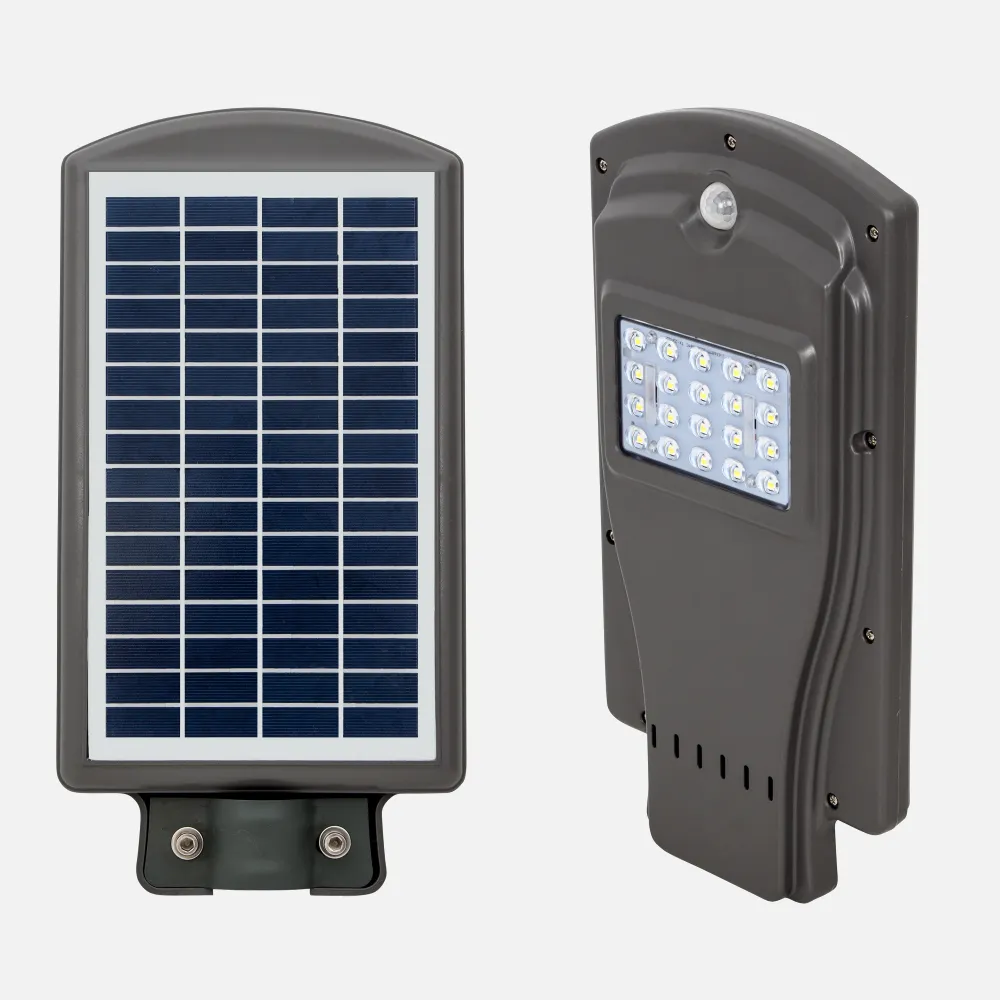 Farola Solar 20w 6000k Street Gris  39,5x20,5x5,5  450lm Ip65