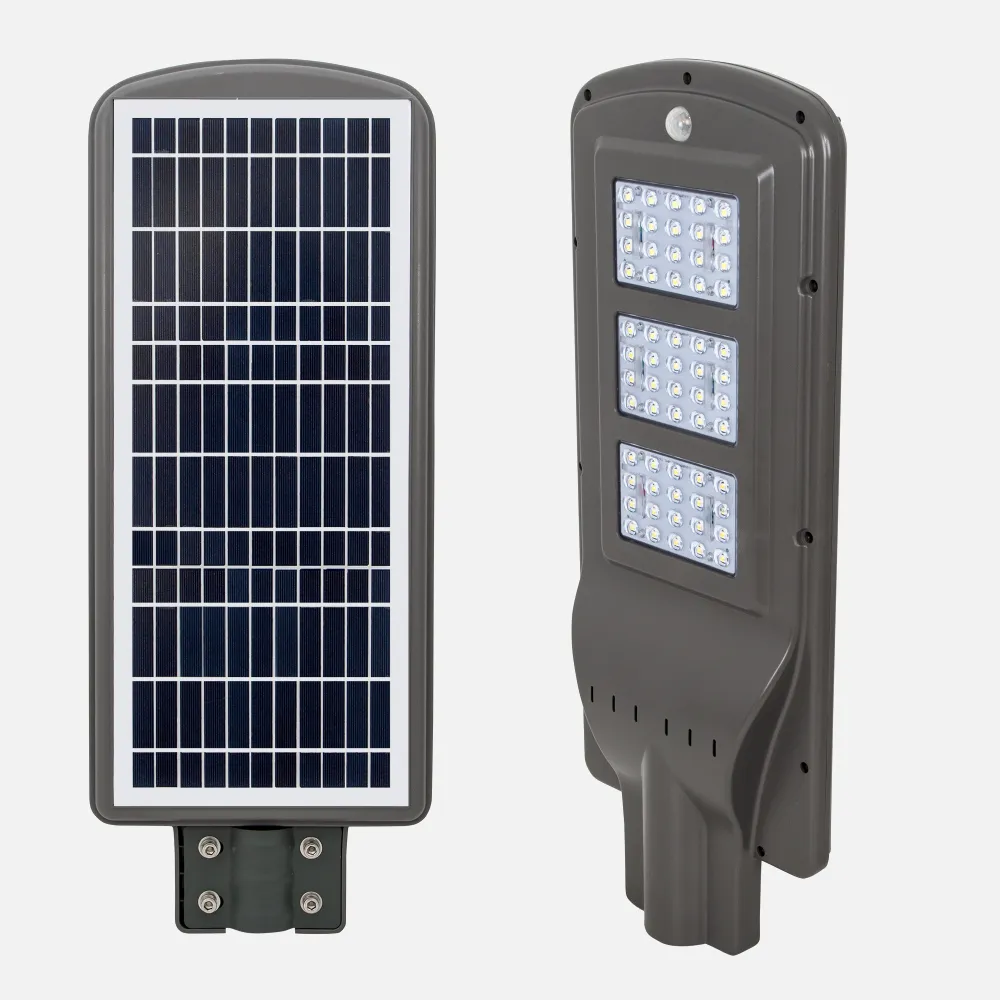 Farola Solar 60w 6000k Street Gris 62,7x24,8x6,6 1500lm Ip65