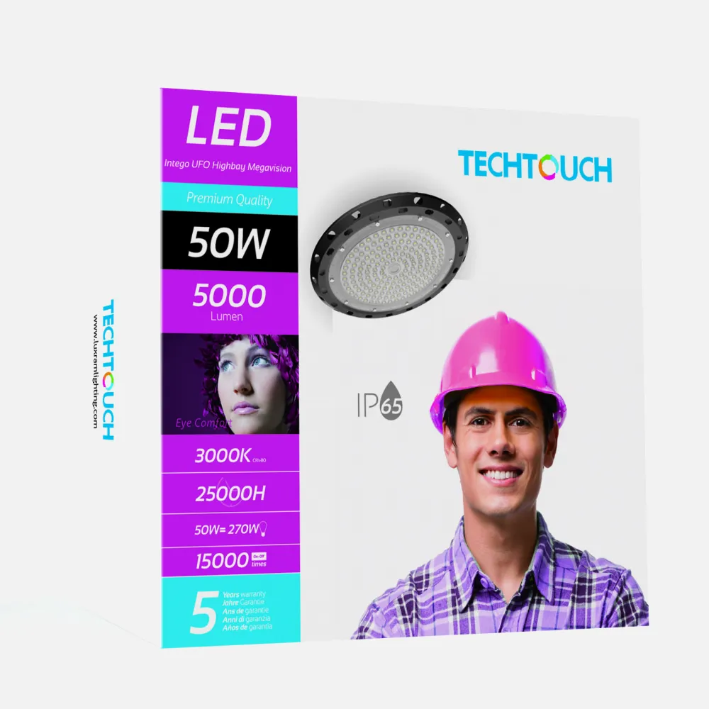 Campana 100w 6400k Megavision 10000lm Ip65seoul+inventronics 16x29d