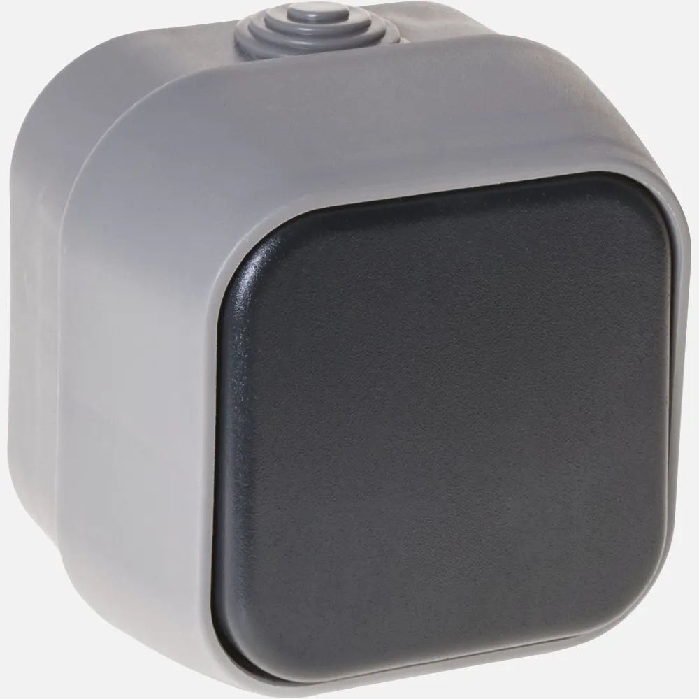 MEH2-B110M - Interruptor Unipolar Bert Ip54 Gris 7x7x5 Cm