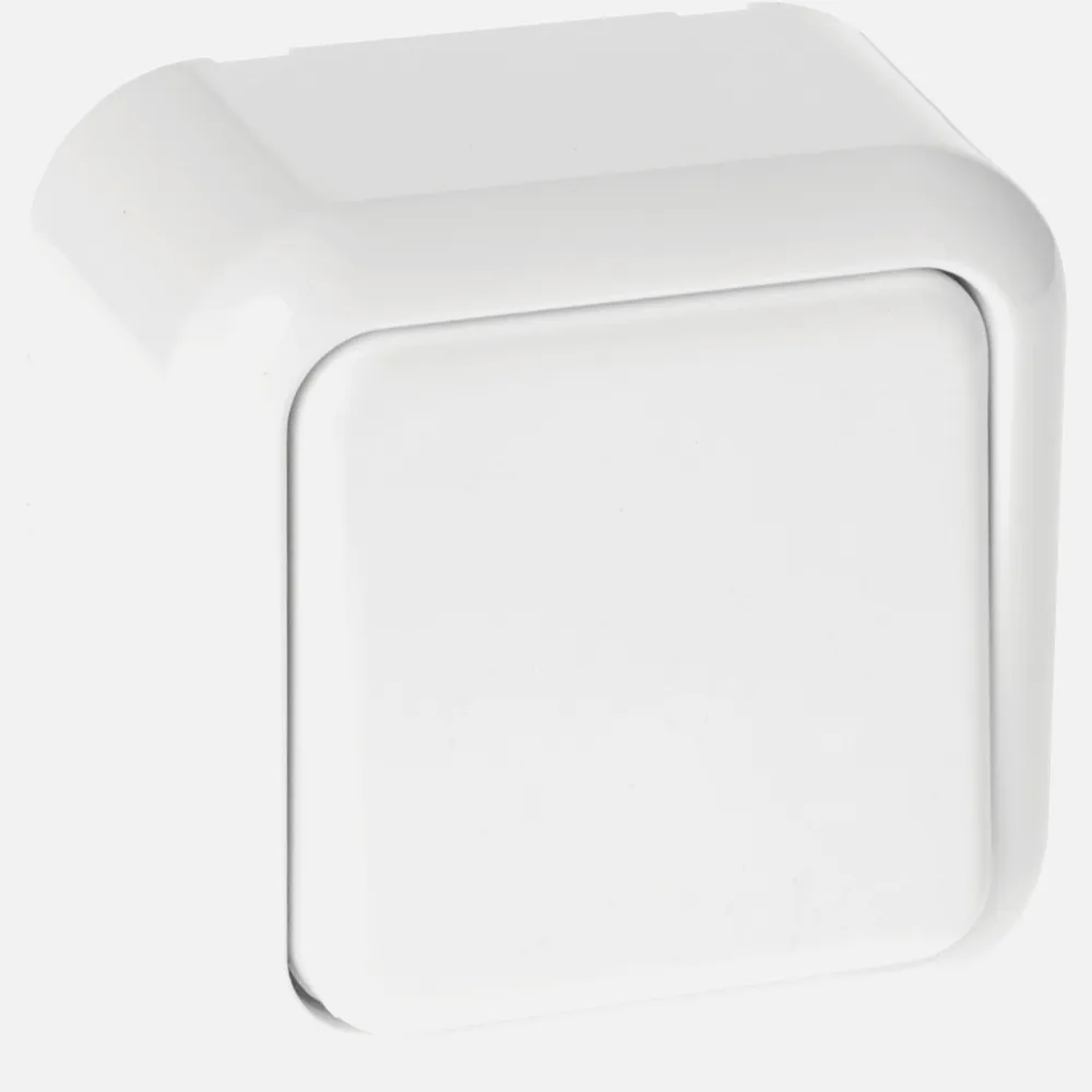 Conmutador Ancient 1 Tecla Blanco 6x6x3 Cm
