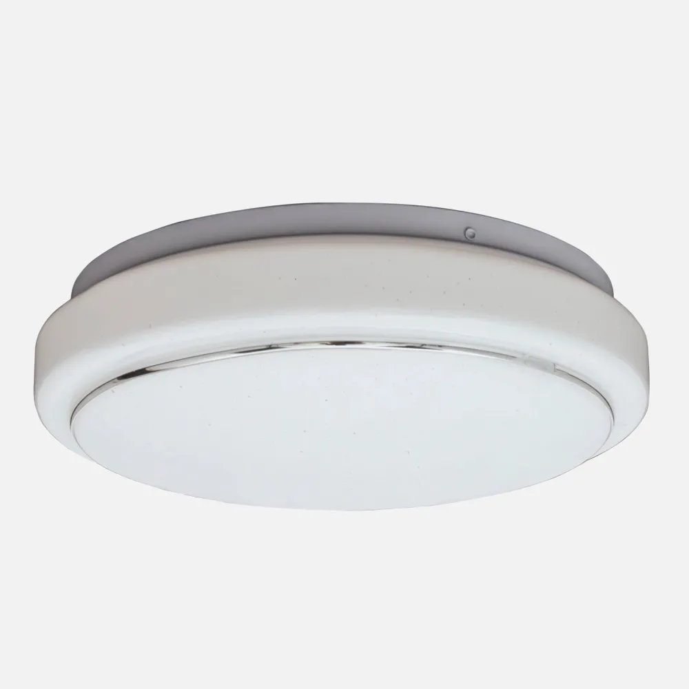 Plafon 12w 3000-4000-6000k Celestina Blanco 960lm 9x26x26 Cm C/remoto Y Efecto Estrellado