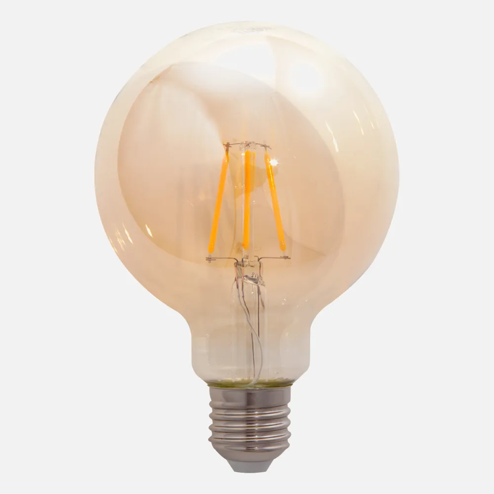 Bombilla 4w 2200k Globo Vintage 330lm E27 9,5d