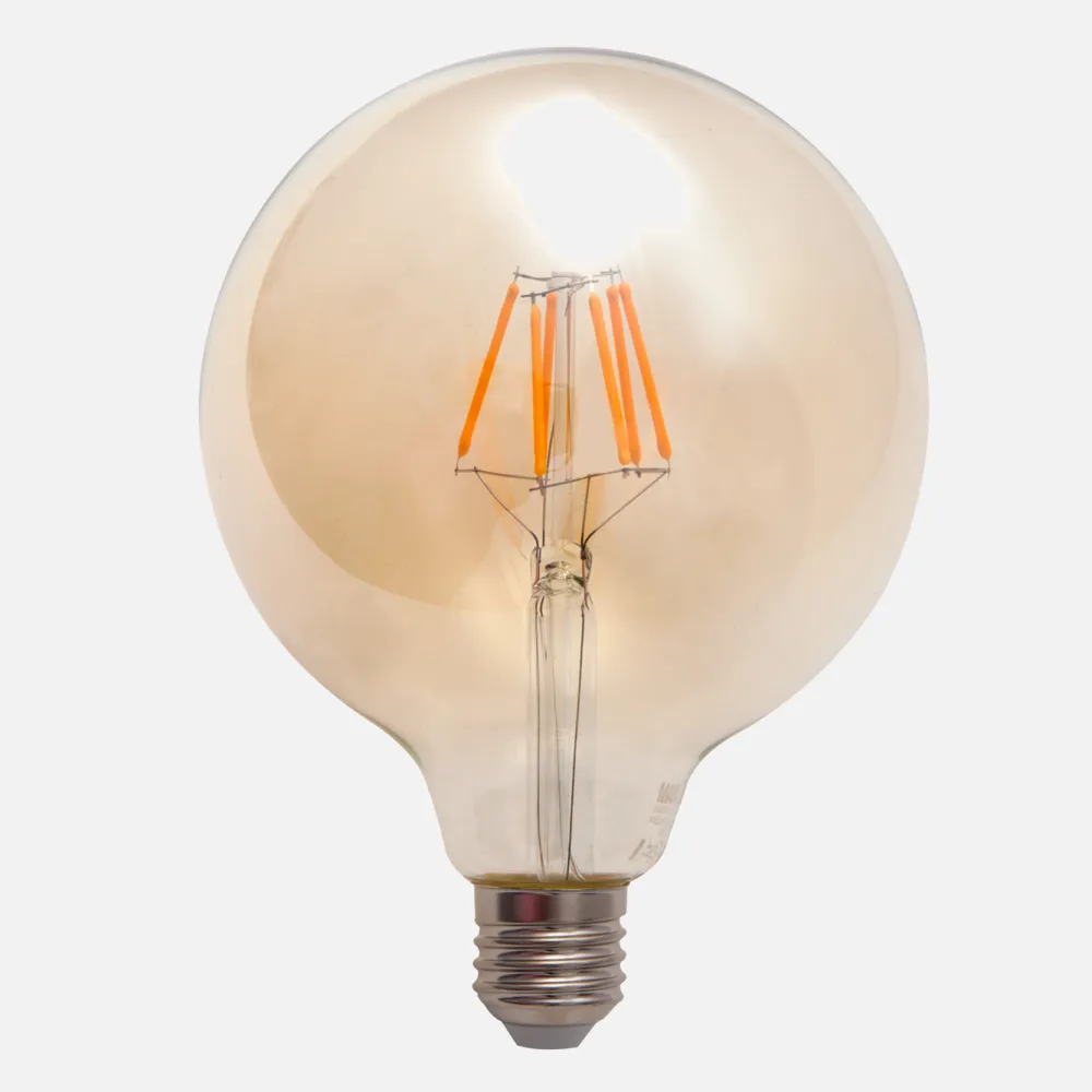 Bombilla 8w 2200k Globo Vintage 630lm E27 12,5d
