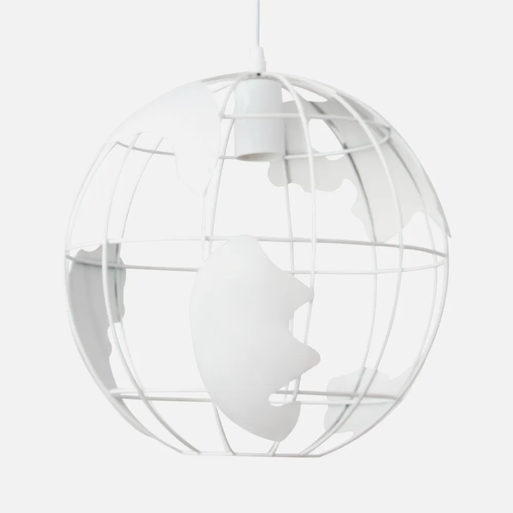 Colgante Mundo 1xe27 Blanco 30d