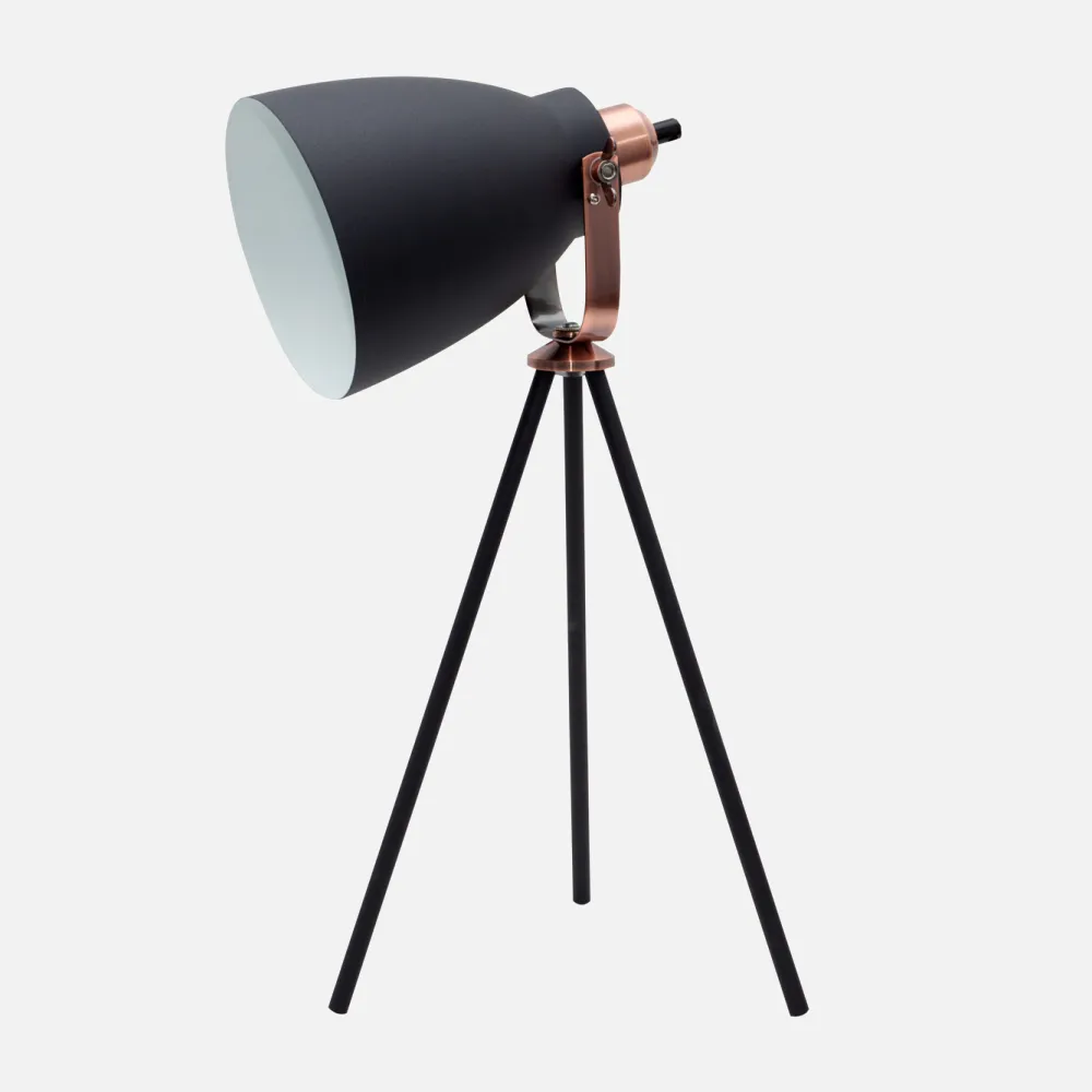 Sobremesa Tripode Getting 1xe27 Negro 52x17d