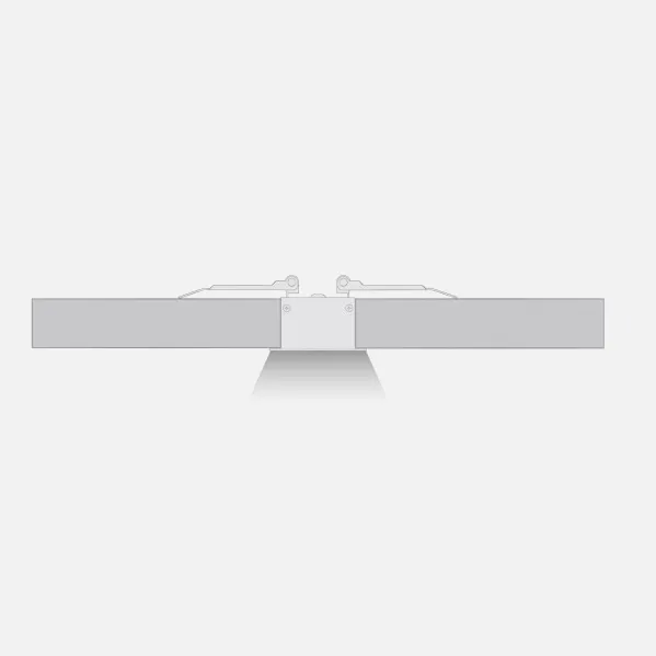 Regleta De Empotrar 40w 6400k Linex Blanco  3200lm 122X6X6,6