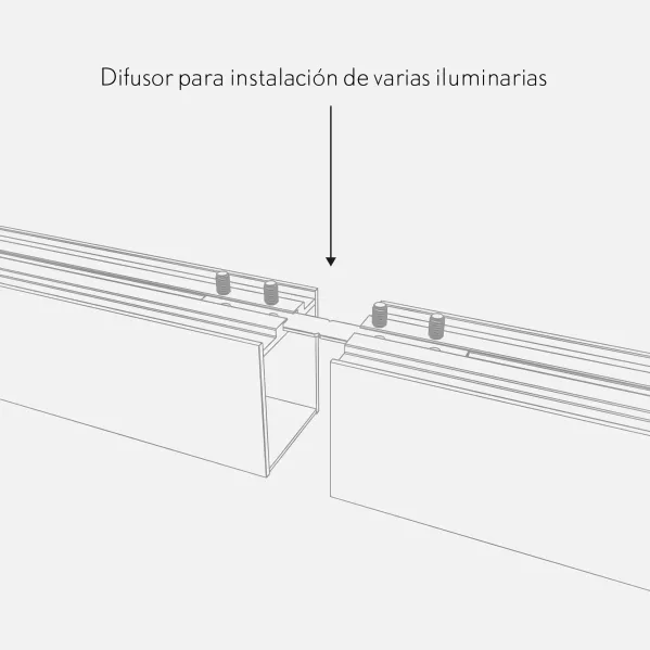 Difusor Para Line X Regleta 4,5x300