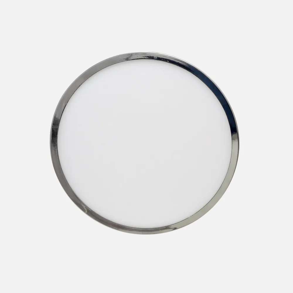 Downlight 8w 4000k Cromo Porvenir 586lm 1x11,8x11,8 Cm De Empotrar Corte ajustable 4-8 Cm