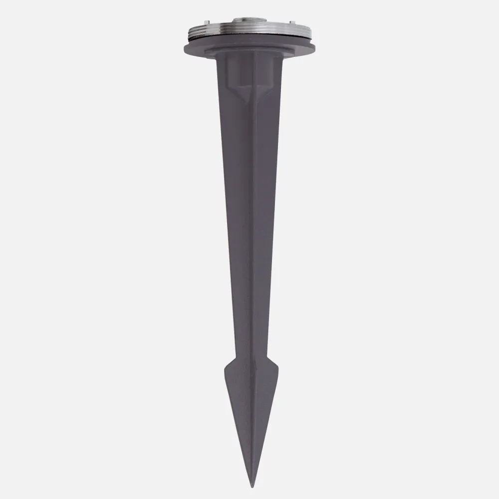 Farola Solar Ra 6w 6500k Sensor Crepus. Gris Ip65 Interruptor De Corte 75x26d