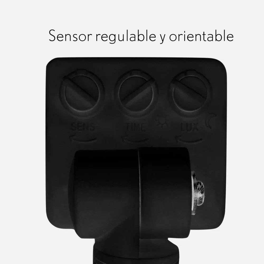 Proyector Kolyma 10w Led C/sensor 6500k Negro