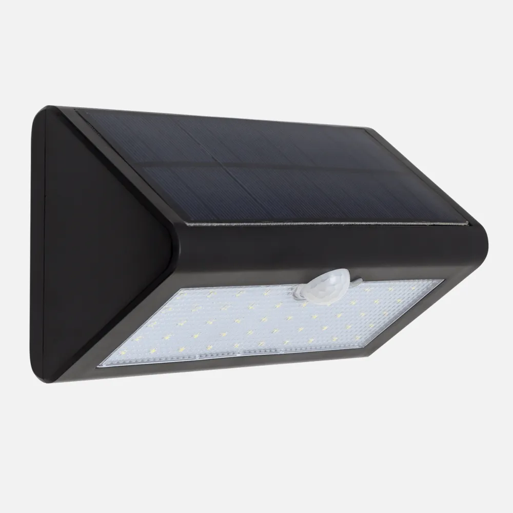 Aplique Exterior Solar 4w 4000k 500lm Alborada Ip65 8,5x20,5