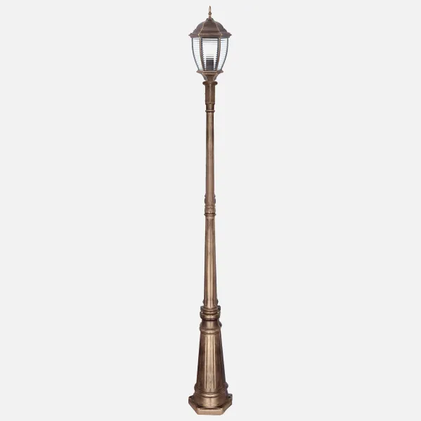 Farola Exterior Tomillo 1xe27 Bronce/oro 220X26X26