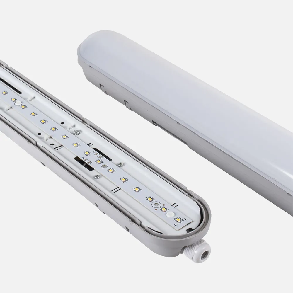 Arm.estanque Linestra 28w Led 6400k 150cm Ip65cinz