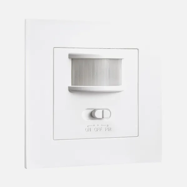 Sensor Encastrar Movim. E Infrarr. Move Vi Blanco Alcance 9m 160º IP20 8,2x8,2x5 Cm  Corte 7x7 Cm Regulable Tiempo e intensidad