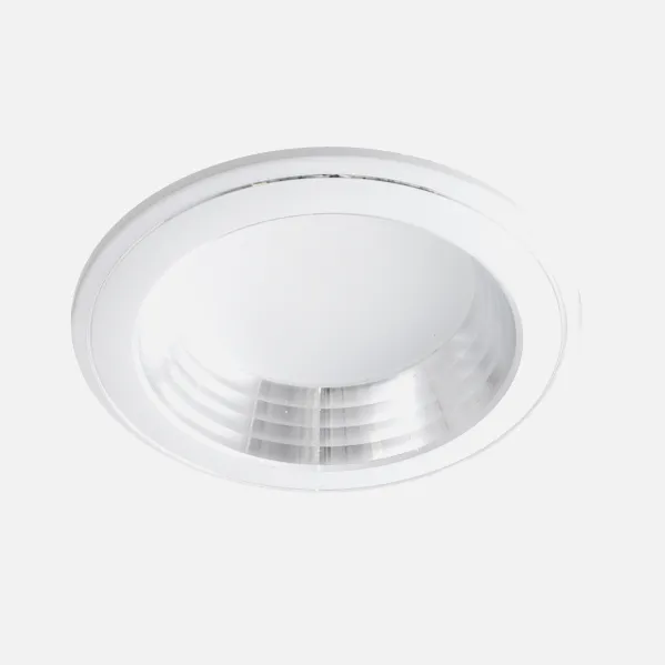 Spotlight Recessed downlight Corfu White/chrome 5w 6500k 5x10x10 Cm Cut-out 7,5d 400lm