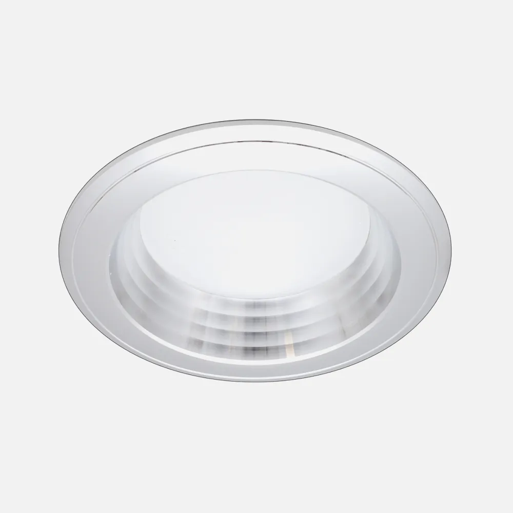 110481010 - Foco Empotrable Corfu Plata 5w 6500k 5x10x10 Cm Corte 7,5d 400lm