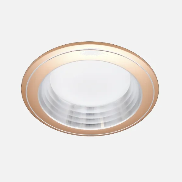Foco Empotrable Corfu Oro/cromo 5w 6500k 5x10x10 Cm Corte 7,5d 400lm