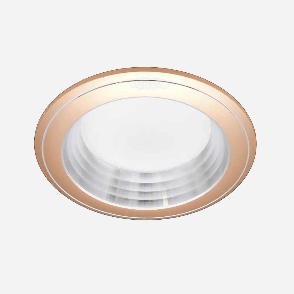 110481029 - Spotlight Recessed downlight Corfu Gold/chrome 5w 6500k 5x10x10 Cm Cut-out 7,5d 400lm