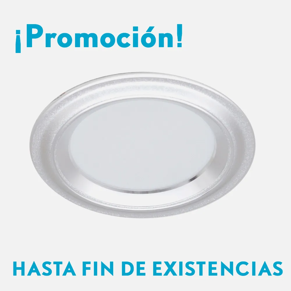 Foco Led Empotrable Plata 3w 3000k-4000k-6500k 4,5x9x9 Cm Corte 8d 280lm