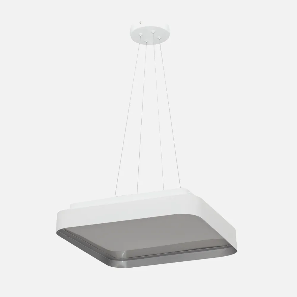 Plafon Dorje 90w 7200lm Blanco/plata 3000k+6500k 10x65x65