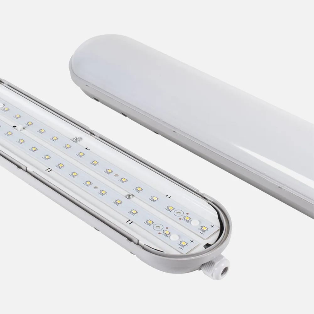 Arm.estanque Linestra 56w Led 6400k 150cm Ip65cinz
