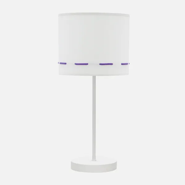 On Table Strokes 1xe14 Lilac 42x17x17 Cm