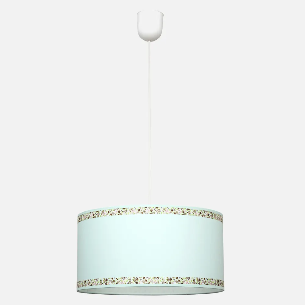 107393537 - Colgante Cenefa Verde Agua 1xe27 Regx35d