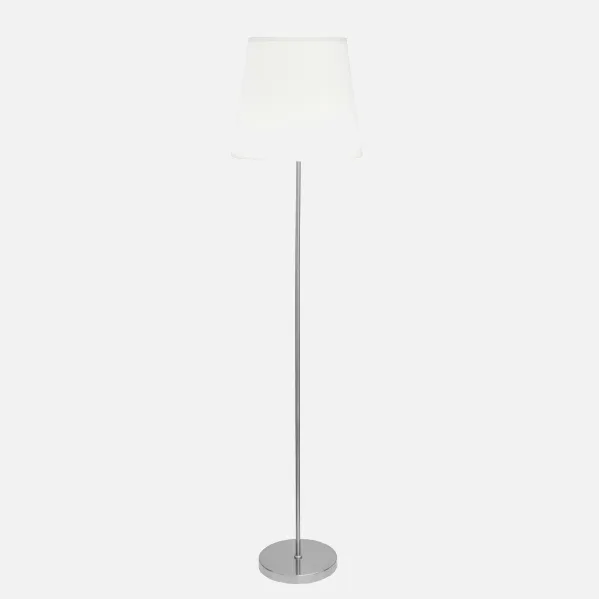 Foot Living room Maldives 1xe27 Nickel/white 175x40x40 Cm