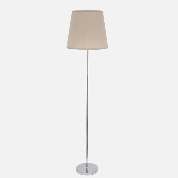Foot Living room Maldives 1xe27 Chrome/stone 175x40x40 Cm
