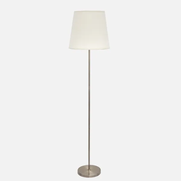 Pie Salon Maldivas 1xe27 Cuero/sancho 175x40x40 Cm