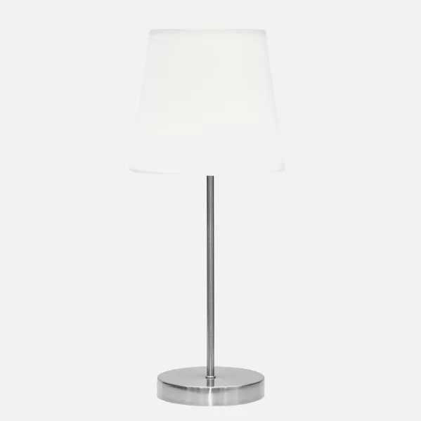 Tabela Top Maldivas 1xe14 Níquel/branco 46x20x20 Cm