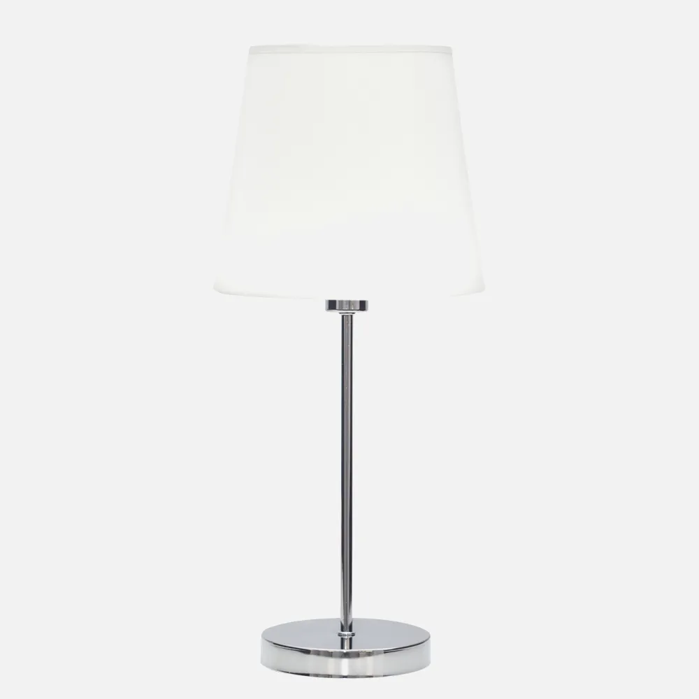 110671020 - On Table Maldives 1xe14 Chrome/white 46x20x20 Cm
