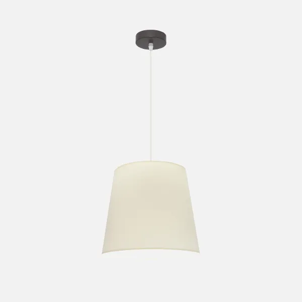 Colgante Maldivas 1xe27 Marron/beis Regx35x35 Cm