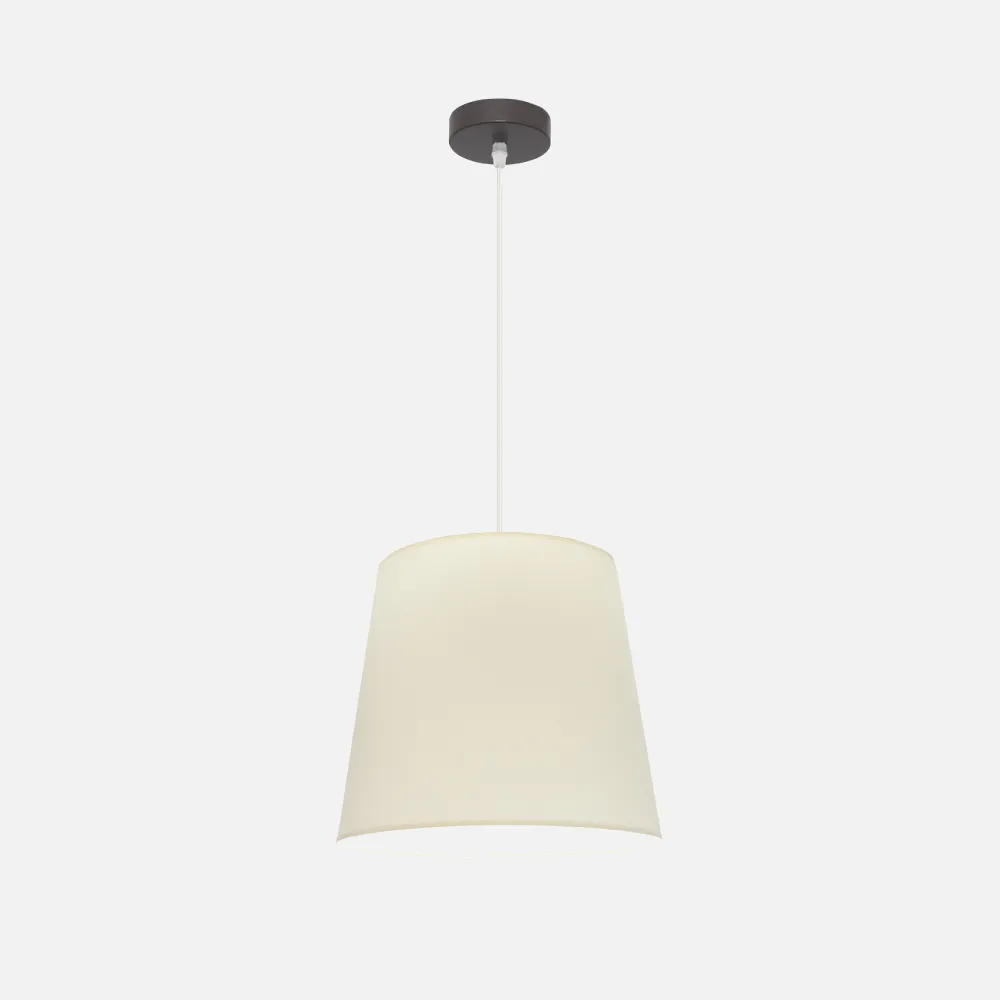 110693502 - Pendant light Maldives 1xe27 Brown/beige Regx35x35 Cm