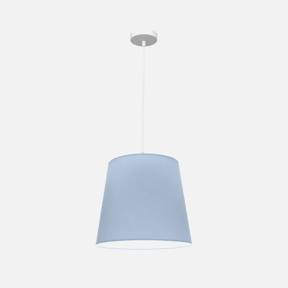 Colgante Maldivas 1xe27 Blanco/celeste Reg.35d