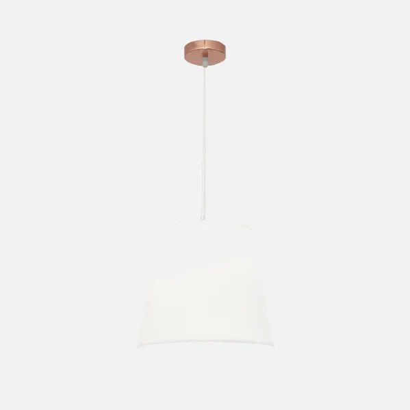 Pendant Light Maldivas 1xe27 Rose Gold/White Reg.35d