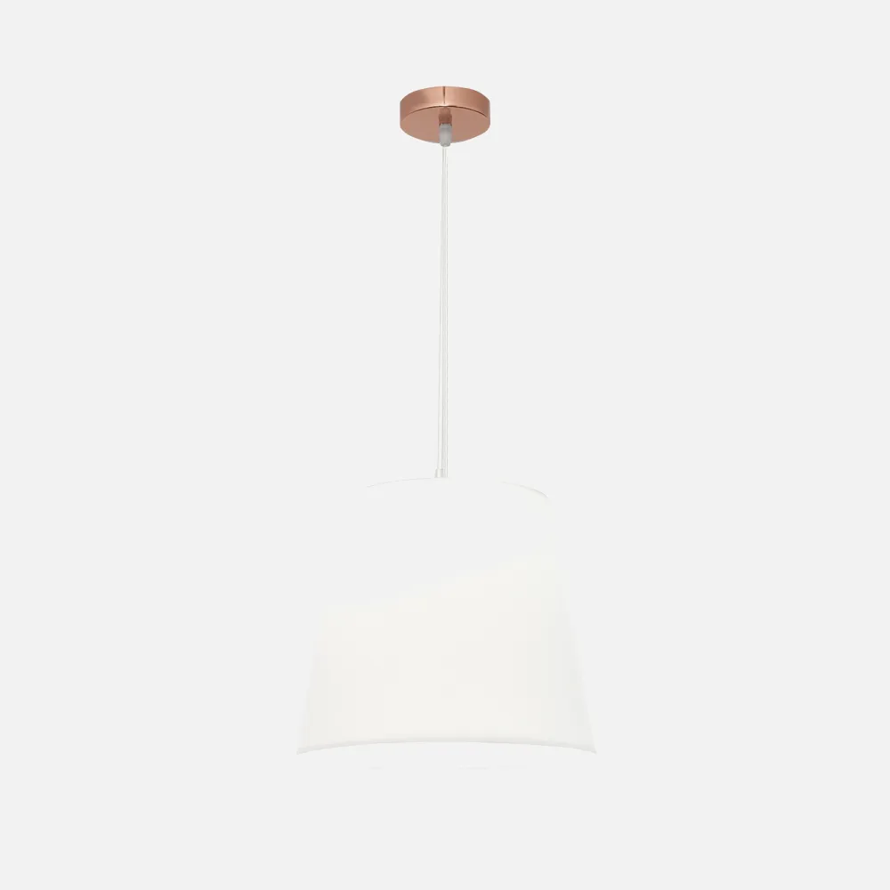 Colgante Maldivas 1xe27 Oro Rosa/blanco Reg.35d