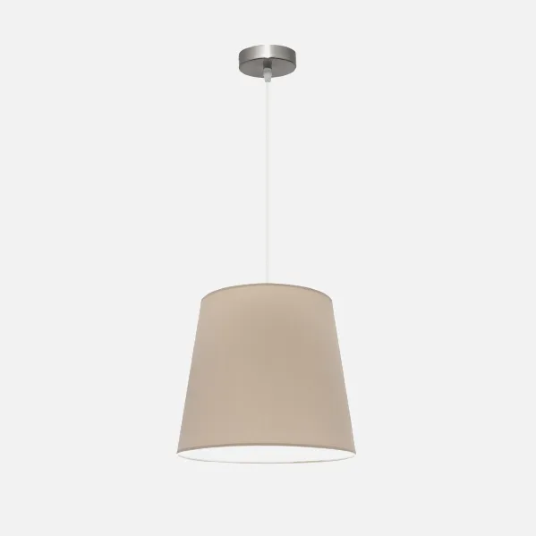 Pendant Light Maldives 1xe27 Nickel/Stone Regx35x35 Cm