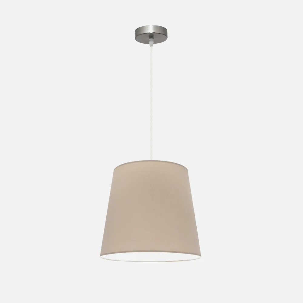 110693557 - Pendant light Maldives 1xe27 Nickel/stone Regx35x35 Cm