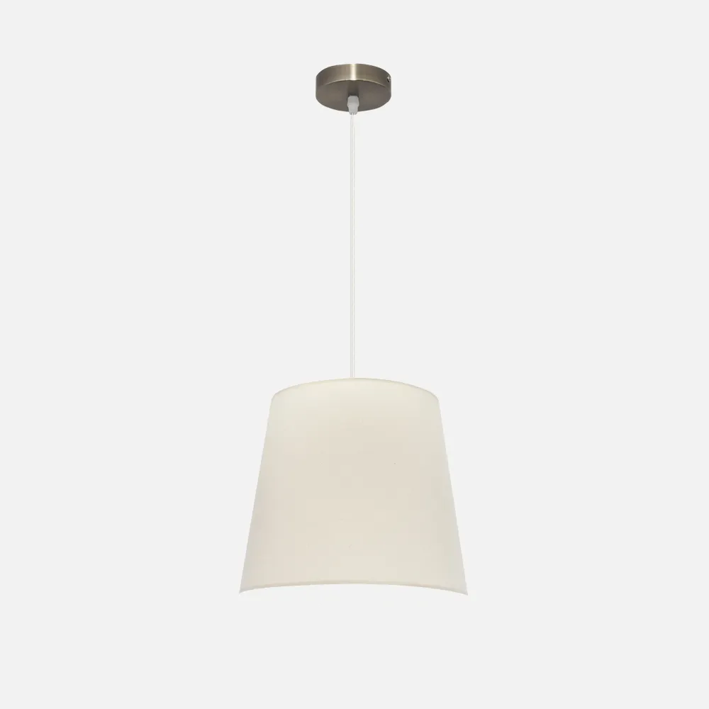Colgante Maldivas 1xe27 Cuero/sancho Regx35x35 Cm