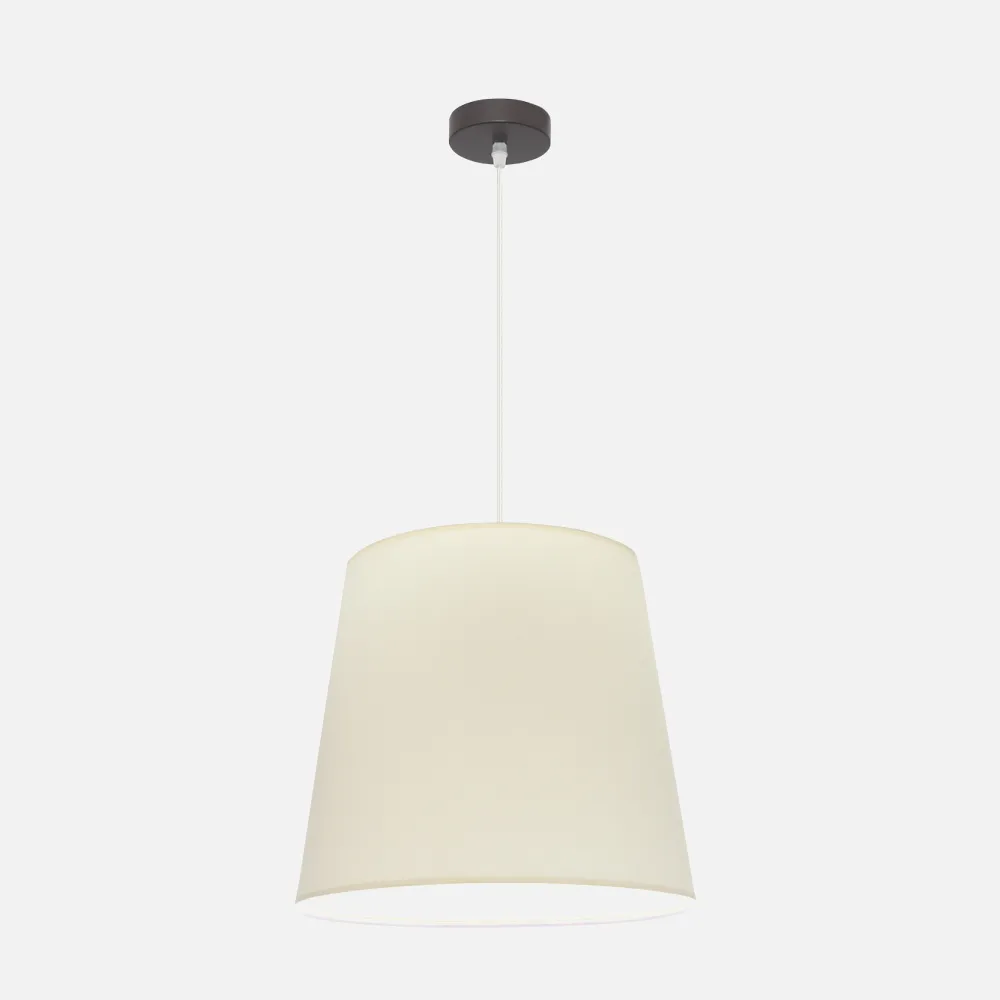110694002 - Colgante Maldivas 1xe27 Marron/beis Regx40x40 Cm