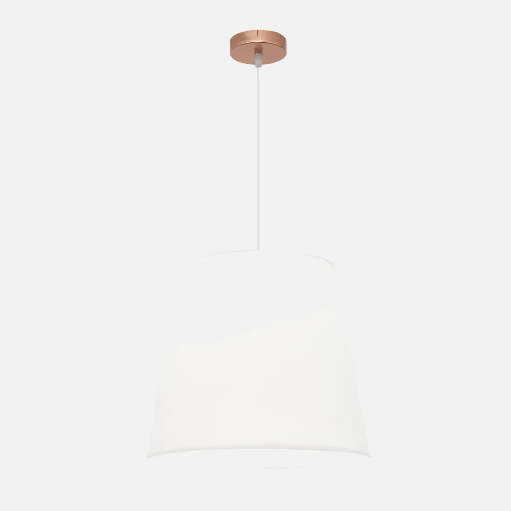 Colgante Maldivas 1xe27 Oro Rosa/blanco Reg.40d