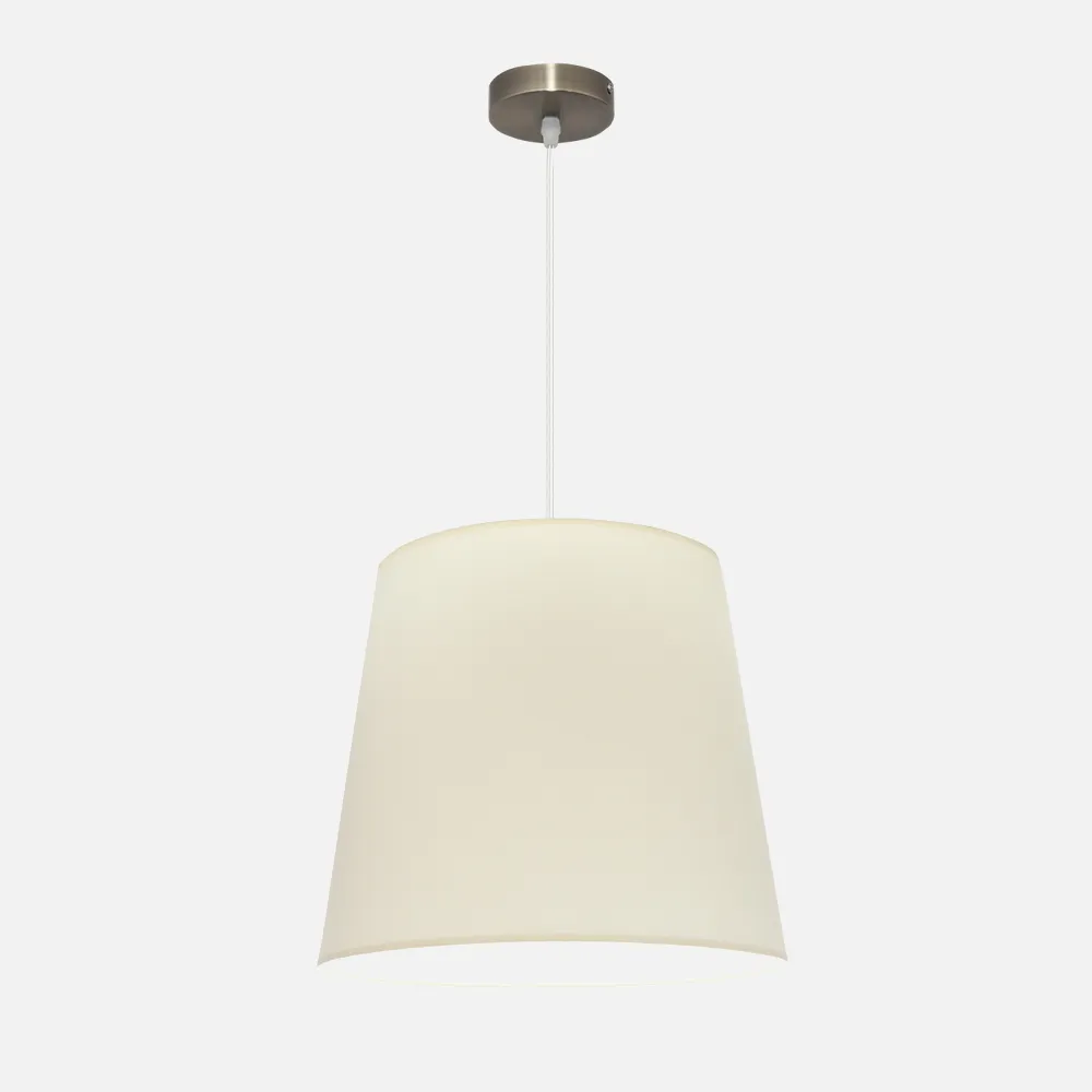 110694014 - Pendant light Maldives 1xe27 Leather/beige Regx40x40 Cm