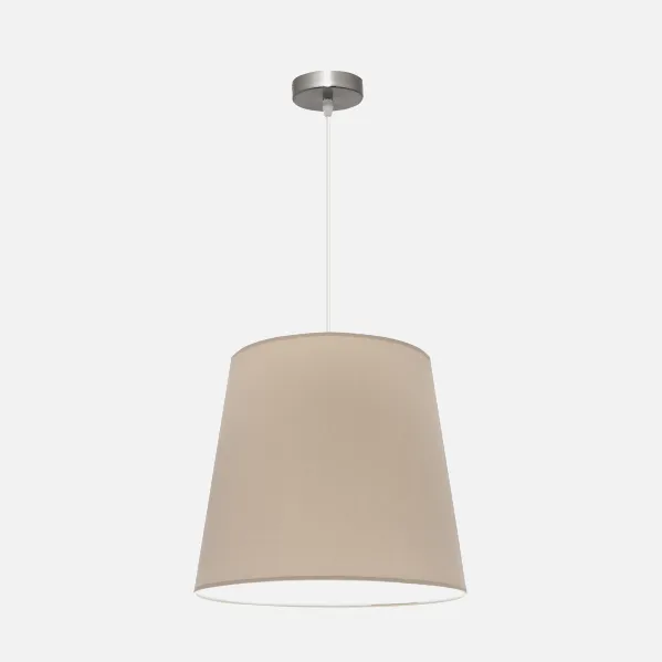 Pendant Light Maldives 1xe27 Nickel/Stone Regx40x40 Cm