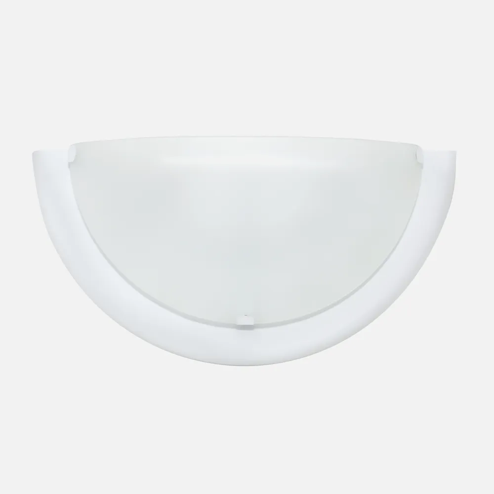 Aplique Media Luna 1xe27 Blanco 30x15d