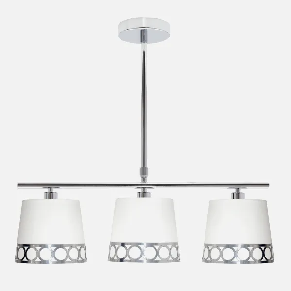 Lamp Dalia 3xe14 White/silver Regx56x16 Cm