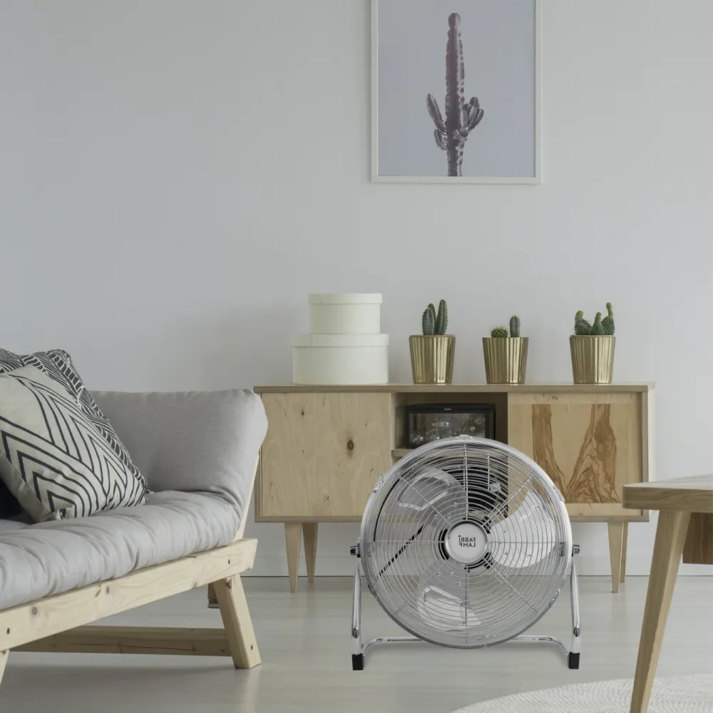 Ventilador Industrial Austro 100w  Cromo 3 Velocidades 40x50