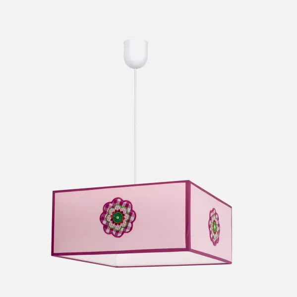 Colgante Petalo 1xe27 Rosa Regx35x35